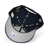 ニューエラ キャップ 9FORTY マイアミ ドルフィンズ NFL 25TH GREY BOTTOM A-FRAME SNAPBACK CAP NAVY