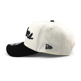 ニューエラ キャップ 9FORTY ラスベガス レイダース NFL 50TH GREY BOTTOM A-FRAME SNAPBACK CAP CREAM