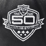 ニューエラ キャップ 9FORTY ラスベガス レイダース NFL 50TH GREY BOTTOM A-FRAME SNAPBACK CAP BLACK