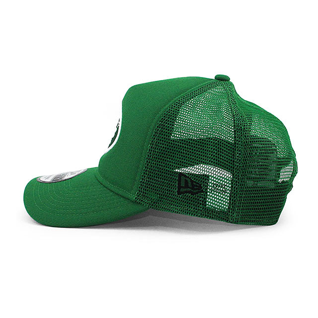 ニューエラ メッシュキャップ 9FORTY ニューヨーク ジェッツ NFL A-FRAME TRUCKER MESH SNAPBACK CAP GREEN