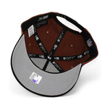 ニューエラ キャップ 9FORTY スベガス レイダース NFL SUPER BOWL XVIII GREY BOTTOM A-FRAME SNAPBACK CAP BROWN