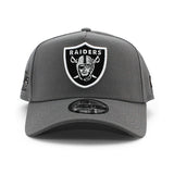 ニューエラ キャップ 9FORTY スベガス レイダース NFL SUPER BOWL XVIII GREY BOTTOM A-FRAME SNAPBACK CAP GRAY