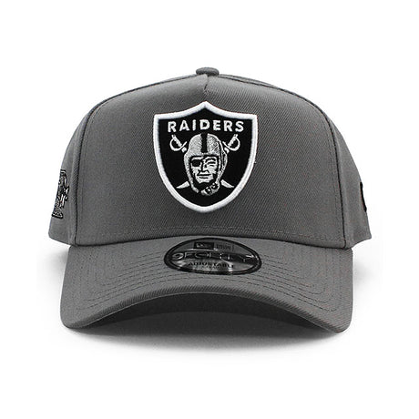 ニューエラ キャップ 9FORTY スベガス レイダース NFL SUPER BOWL XVIII GREY BOTTOM A-FRAME SNAPBACK CAP GRAY