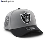 ニューエラ キャップ 9FORTY ラスベガス レイダース NFL 3X SUPER BOWL CHAMPIONS GREY BOTTOM A-FRAME SNAPBACK CAP GRAY