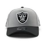 ニューエラ キャップ 9FORTY ラスベガス レイダース NFL 3X SUPER BOWL CHAMPIONS GREY BOTTOM A-FRAME SNAPBACK CAP GRAY
