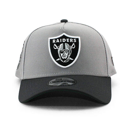 ニューエラ キャップ 9FORTY ラスベガス レイダース NFL 3X SUPER BOWL CHAMPIONS GREY BOTTOM A-FRAME SNAPBACK CAP GRAY
