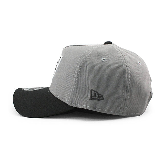 ニューエラ キャップ 9FORTY ラスベガス レイダース NFL 3X SUPER BOWL CHAMPIONS GREY BOTTOM A-FRAME SNAPBACK CAP GRAY