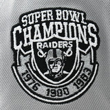 ニューエラ キャップ 9FORTY ラスベガス レイダース NFL 3X SUPER BOWL CHAMPIONS GREY BOTTOM A-FRAME SNAPBACK CAP GRAY