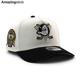 ニューエラ キャップ 9FORTY アナハイム ダックス NHL 2003 STANLEY CUP GREY BOTTOM A-FRAME SNAPBACK CAP CREAM