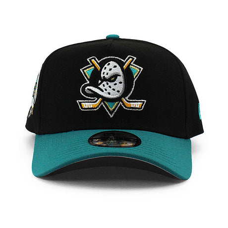 ニューエラ キャップ 9FORTY アナハイム ダックス NHL 2003 STANLEY CUP GREY BOTTOM A-FRAME SNAPBACK CAP BLACK