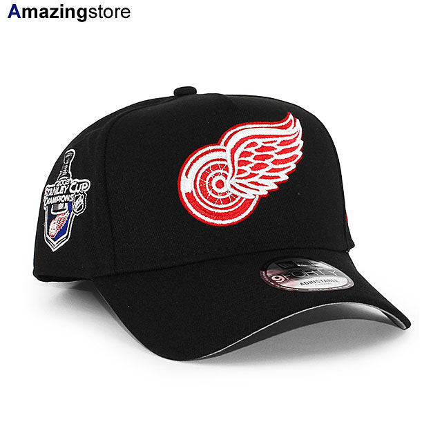 ニューエラ キャップ 9FORTY デトロイト レッドウィングス NHL 2008 STANLEY CUP GREY BOTTOM A-FRAME SNAPBACK CAP BLACK