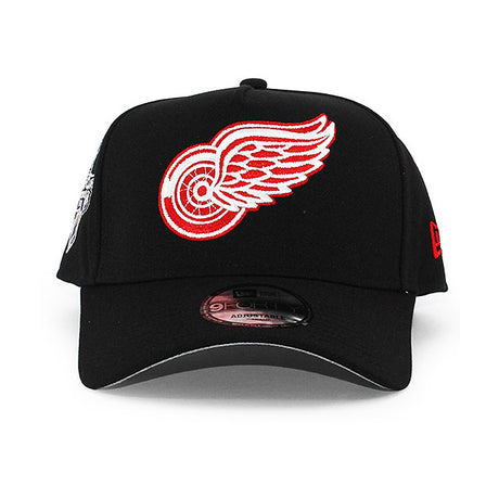 ニューエラ キャップ 9FORTY デトロイト レッドウィングス NHL 2008 STANLEY CUP GREY BOTTOM A-FRAME SNAPBACK CAP BLACK