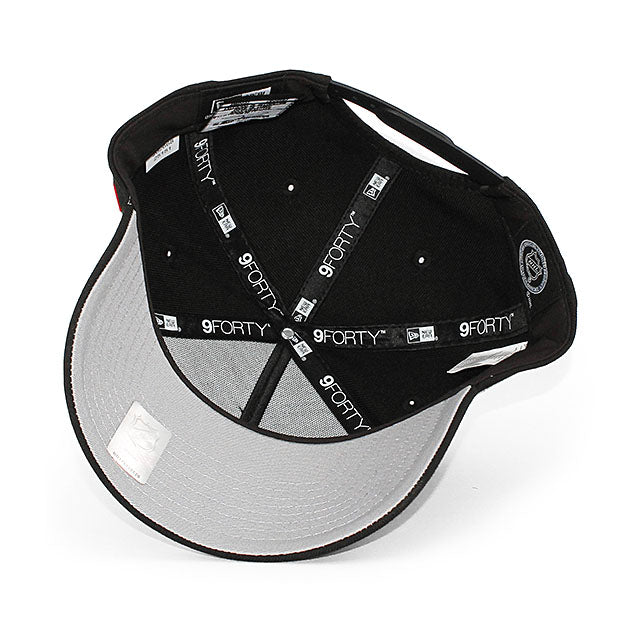 ニューエラ キャップ 9FORTY デトロイト レッドウィングス NHL 2008 STANLEY CUP GREY BOTTOM A-FRAME SNAPBACK CAP BLACK