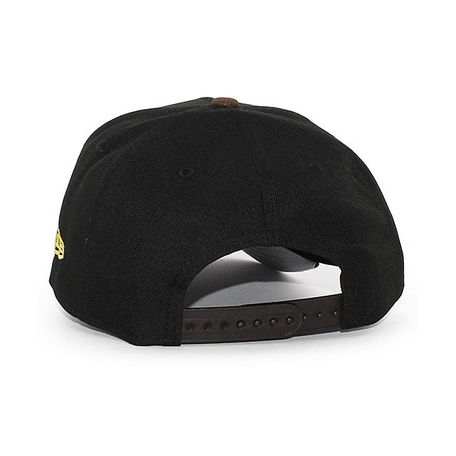 ニューエラ キャップ 9FORTY ボストン ブルーインズ NHL 80TH GREY BOTTOM A-FRAME SNAPBACK CAP BLACK