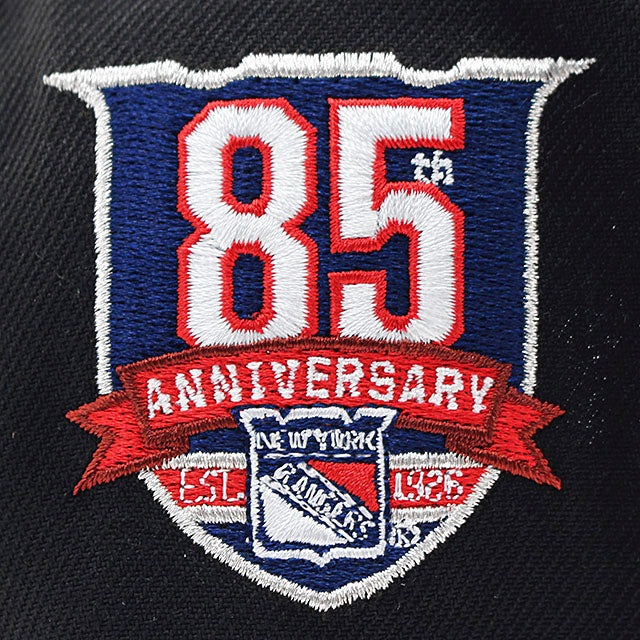 ニューエラ キャップ 9FORTY ニューヨーク レンジャース NHL 85TH GREY BOTTOM A-FRAME SNAPBACK CAP BLACK