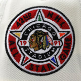 ニューエラ キャップ 9FORTY シカゴ ブラックホークス NHL 1991 ALL STAR GREY BOTTOM A-FRAME SNAPBACK CAP CREAM