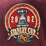 ニューエラ キャップ 9FORTY デトロイト レッドウィングス NHL 2002 STANLEY CUP GREY BOTTOM A-FRAME SNAPBACK CAP MAROON