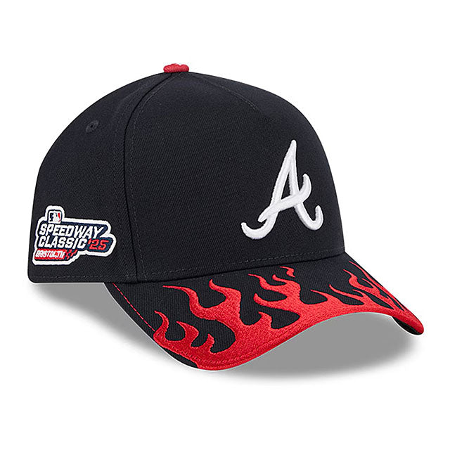 2025 MLB スピードウェイ クラシックモデル ニューエラ キャップ 9FORTY アトランタ ブレーブス 2025 MLB SPEEDWAY CLASSIC A-FRAME SNAPBACK CAP NAVY
