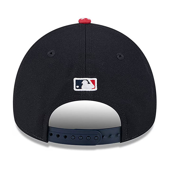 2025 MLB スピードウェイ クラシックモデル ニューエラ キャップ 9FORTY アトランタ ブレーブス 2025 MLB SPEEDWAY CLASSIC A-FRAME SNAPBACK CAP NAVY