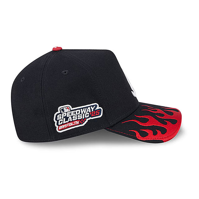 2025 MLB スピードウェイ クラシックモデル ニューエラ キャップ 9FORTY アトランタ ブレーブス 2025 MLB SPEEDWAY CLASSIC A-FRAME SNAPBACK CAP NAVY