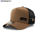 ニューエラ メッシュキャップ 9FORTY UFC FLAWLESS A-FRAME TRUCKER MESH CAP KHAKI