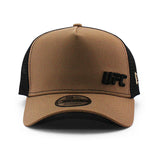 ニューエラ メッシュキャップ 9FORTY UFC FLAWLESS A-FRAME TRUCKER MESH CAP KHAKI