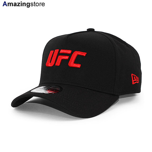 ニューエラ キャップ 9FORTY UFC A-FRAME SNAPBACK CAP BLACK