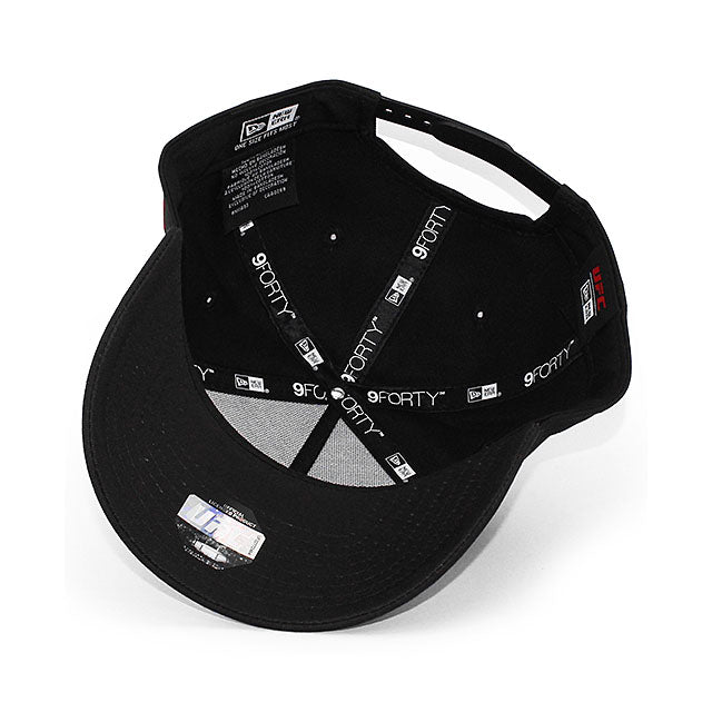 ニューエラ キャップ 9FORTY UFC A-FRAME SNAPBACK CAP BLACK