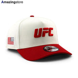 ニューエラ キャップ 9FORTY UFC AMERICA A-FRAME SNAPBACK CAP CREAM