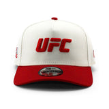 ニューエラ キャップ 9FORTY UFC AMERICA A-FRAME SNAPBACK CAP CREAM