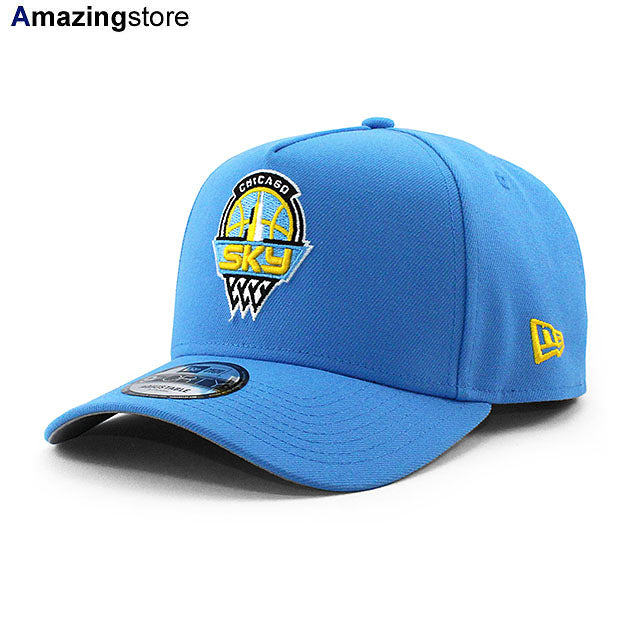 ニューエラ キャップ 9FORTY シカゴ スカイ WNBA A-FRAME SNAPBACK CAP LT BLUE