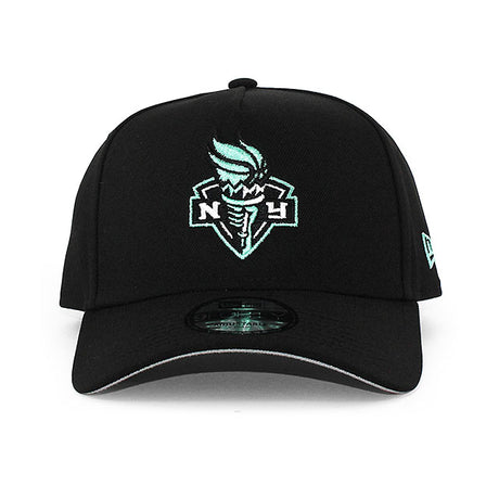 ニューエラ キャップ 9FORTY ニューヨーク リバティ WNBA A-FRAME SNAPBACK CAP BLACK