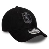 ニューエラ 海外取寄 キャップ 9FORTY アストン ヴィラ FC PREMIER LEAGUE FAUX SUEDE SNAPBACK CAP BLACK