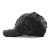ニューエラ 9FORTY M-CROWN デトロイト タイガース MLB PU LEATHER SNAPBACK CAP BLACKOUT
