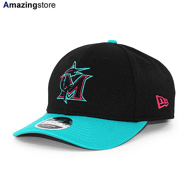 シティコネクト ニューエラ キャップ 9FORTY M-CROWN マイアミ マーリンズ MLB CITY CONNECT BP SNAPBACK CAP BLACK