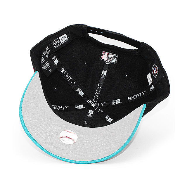 シティコネクト ニューエラ キャップ 9FORTY M-CROWN マイアミ マーリンズ MLB CITY CONNECT BP SNAPBACK CAP BLACK
