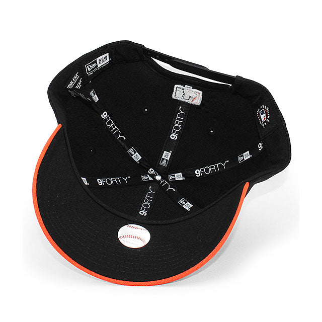 ニューエラ 9FORTY M-CROWN ボルチモア オリオールズ MLB ON-FIELD AUTHENTIC PLAYER REPLICA SNAPBACK CAP BLACK