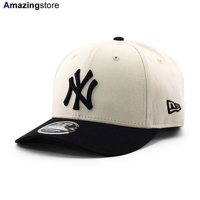 ニューエラ 9FORTY M-CROWN ニューヨーク ヤンキース MLB SNAPBACK CAP CREAM