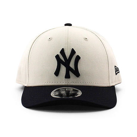 ニューエラ 9FORTY M-CROWN ニューヨーク ヤンキース MLB SNAPBACK CAP CREAM
