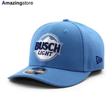 ニューエラ 9FORTY M-CROWN ナスカー ロス チャステイン BUSCH LIGHT SNAPBACK CAP LT BLUE