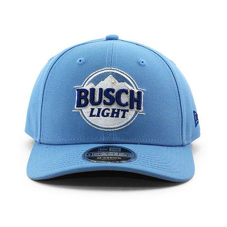 ニューエラ 9FORTY M-CROWN ナスカー ロス チャステイン BUSCH LIGHT SNAPBACK CAP LT BLUE