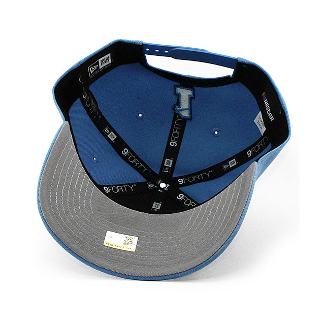 ニューエラ 9FORTY M-CROWN ナスカー ロス チャステイン BUSCH LIGHT SNAPBACK CAP LT BLUE