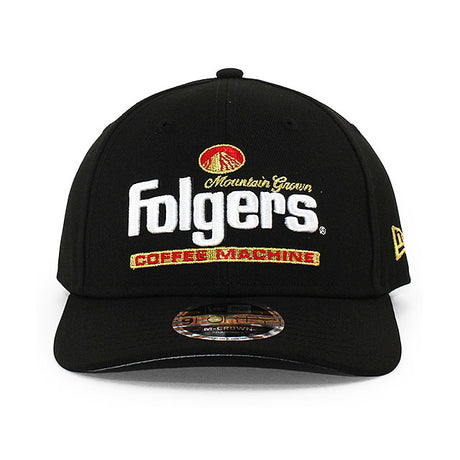 ニューエラ 9FORTY M-CROWN ナスカー ティム リッチモンド FOLGERS SNAPBACK CAP BLACK