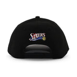 ニューエラ 9FORTY M-CROWN フィラデルフィア 76ERS NBA CLASSIC EDITION SNAPBACK CAP BLACK