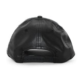 ニューエラ 9FORTY M-CROWN シカゴ ブルズ NBA PU LEATHER SNAPBACK CAP BLACKOUT