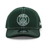 ニューエラ キャップ 9FORTY M-CROWN パリ サンジェルマン FC PSG STITCH SNAPBACK CAP GREEN