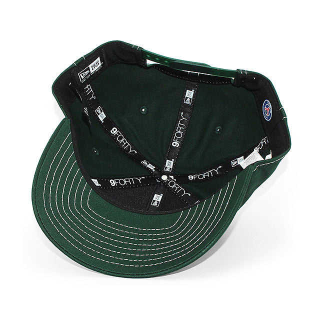 ニューエラ キャップ 9FORTY M-CROWN パリ サンジェルマン FC PSG STITCH SNAPBACK CAP GREEN