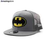 ニューエラ メッシュキャップ 9FIFTY DC コミックス バットマン TRUKER MESH SNAPBACK CAP GRAY