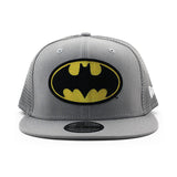 ニューエラ メッシュキャップ 9FIFTY DC コミックス バットマン TRUKER MESH SNAPBACK CAP GRAY