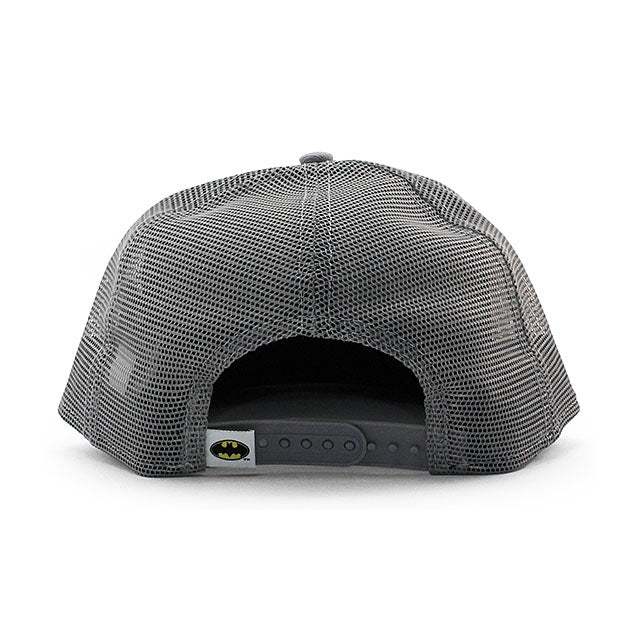 ニューエラ メッシュキャップ 9FIFTY DC コミックス バットマン TRUKER MESH SNAPBACK CAP GRAY